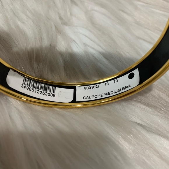 Hermès Caleche Enamel Bangle Bracelet - Picture 7 of 8